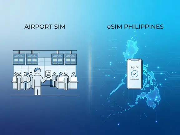 airport sim vs esim philippines - eSIMYat travel eSIM guide