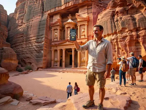 Avoid roaming in Jordan - eSIMYat travel eSIM guide for Petra and Amman