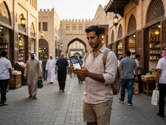 avoid roaming qatar - eSIMYat travel eSIM QR code activation guide
