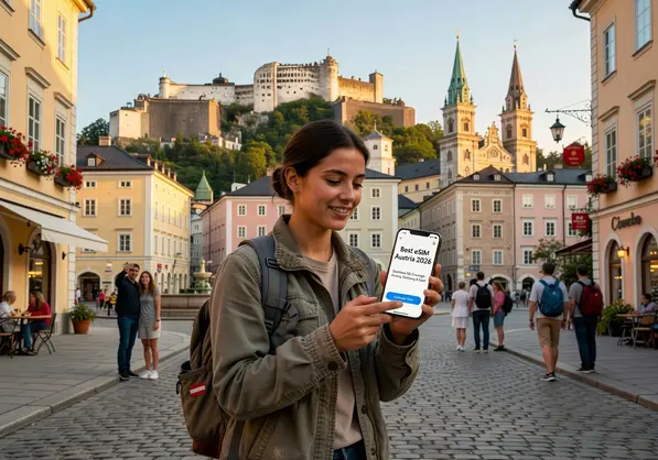 Best eSIM for Austria 2026 - eSIMYat travel eSIM plans guide