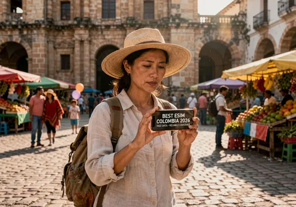 best eSIM for Colombia 2026 - eSIMYat travel eSIM comparison guide