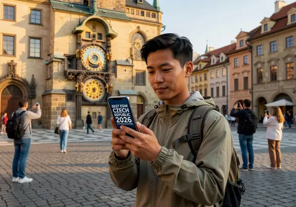 Best eSIM for Czech Republic 2026 - eSIMYat travel eSIM guide and provider comparison