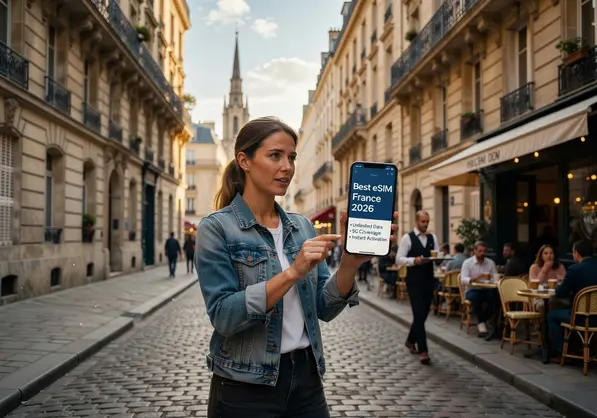 Best eSIM for France 2026 - eSIMYat travel eSIM setup guide for Paris
