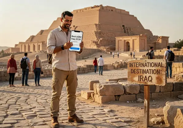 Best eSIM for Iraq 2026 - eSIMYat travel eSIM guide for Iraq travelers