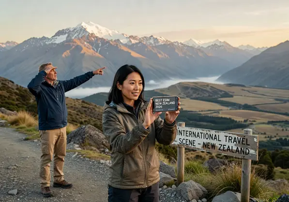 Best eSIM for New Zealand 2026 - eSIMYat travel eSIM guide for NZ travelers