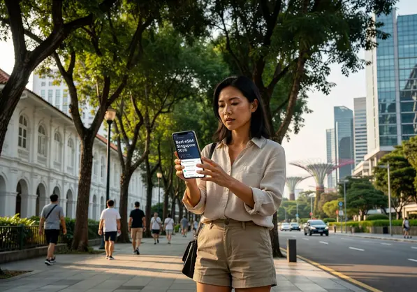 Best eSIM for Singapore 2026 - eSIMYat travel eSIM guide for Singapore