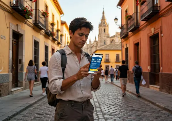 Best eSIM for Spain 2026 - eSIMYat travel eSIM guide for Spanish destinations