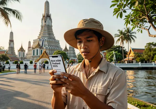 Best eSIM for Thailand 2026 - eSIMYat travel eSIM comparison guide