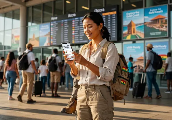 Buy eSIM Ghana guide - eSIMYat travel data plans for Ghana
