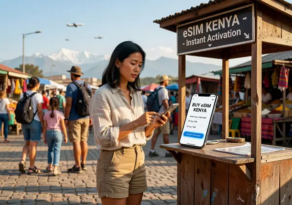Buy eSIM Kenya - eSIMYat travel eSIM activation guide for Kenya travelers