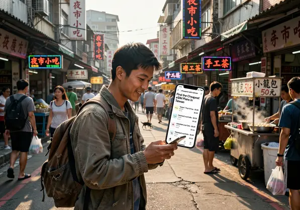Cheapest eSIM for Taiwan 2026 - eSIMYat travel eSIM plans and activation guide