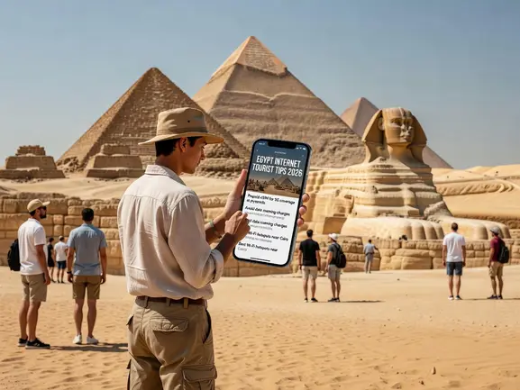 Egypt internet options for tourists 2026 — WiFi, SIM card and eSIM compared