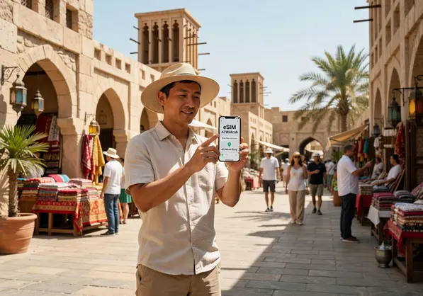 eSIM for Al Wakrah Qatar - tourist internet setup guide with eSIMYat
