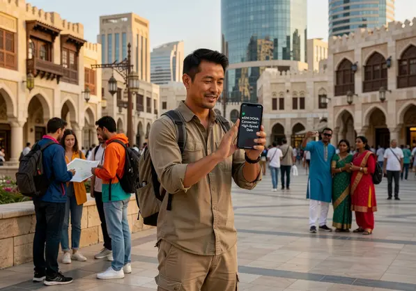 eSIM for Doha Qatar tourist internet guide - eSIMYat travel eSIM