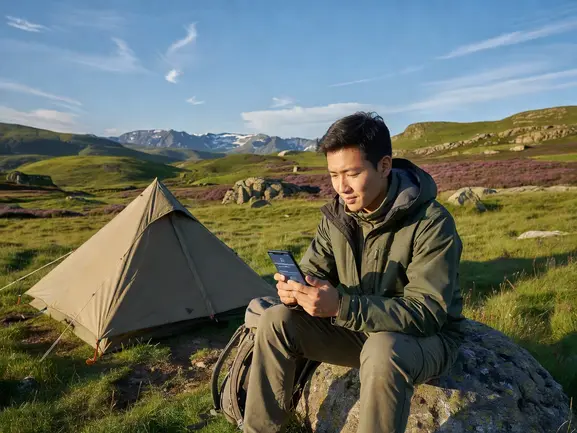eSIM for camping abroad - eSIMYat travel eSIM guide for outdoor adventurers