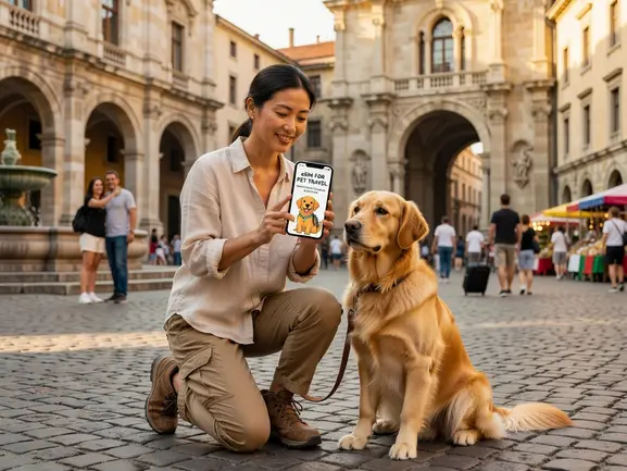 eSIM for pet travel - stay connected with eSIMYat while traveling with your pet abroad