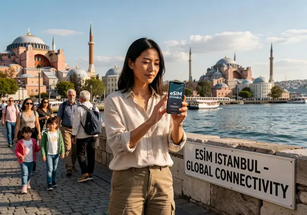 eSIM for Istanbul Turkey - tourist internet guide 2026 by eSIMYat