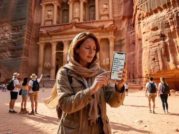 eSIM Jordan review 2026 — stay connected at Petra and Amman with eSIMYat