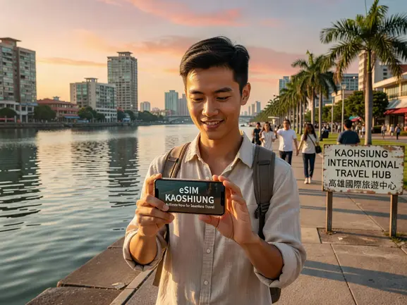 eSIM for Kaohsiung Taiwan - tourist data plan activation guide