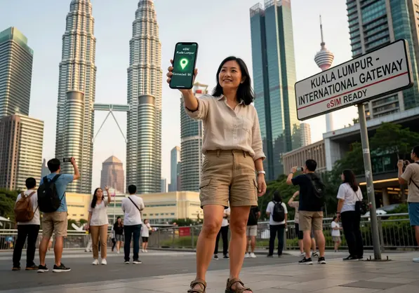 eSIM for Kuala Lumpur tourist guide — eSIMYat Malaysia data plans