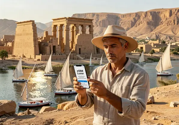 eSIM for Luxor Egypt — tourist internet setup guide with eSIMYat