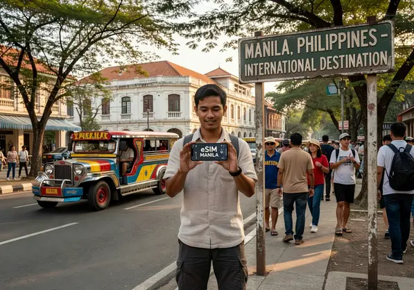 eSIM for Manila Philippines - tourist internet guide by eSIMYat