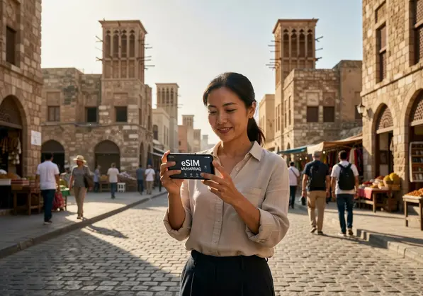 eSIM for Muharraq Bahrain — tourist data plan setup guide with eSIMYat