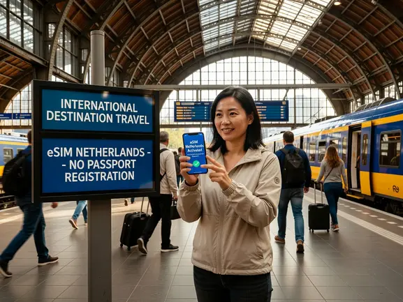 esim netherlands no passport registration - eSIMYat travel eSIM guide