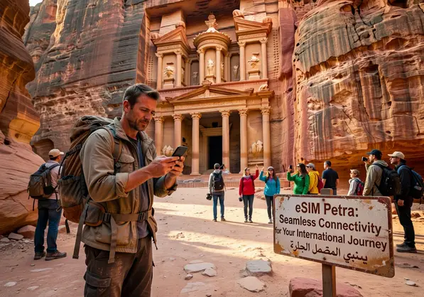 eSIM for Petra Jordan — tourist data plan guide by eSIMYat