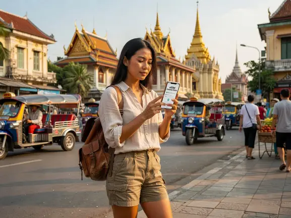 eSIM for Phnom Penh tourist guide - stay connected with eSIMYat Cambodia plan