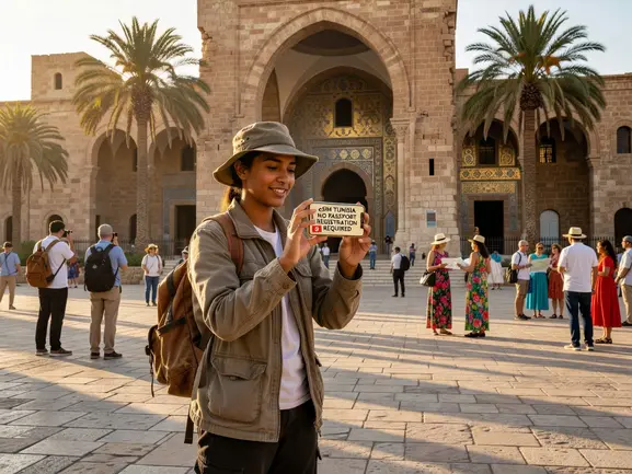 eSIM Tunisia no passport registration - instant QR activation guide for tourists