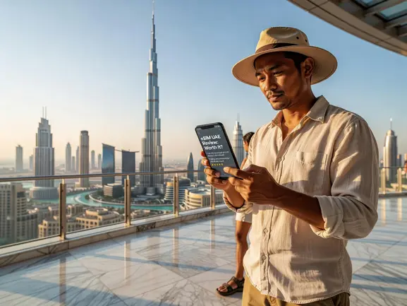 eSIM UAE review 2026 — eSIMYat travel eSIM setup guide for Dubai and Abu Dhabi