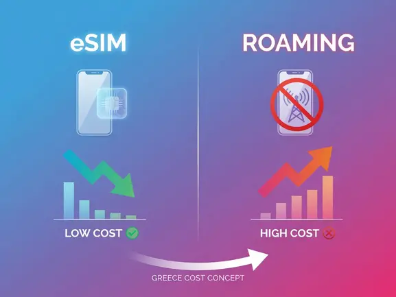 eSIM vs roaming Greece cost comparison — eSIMYat travel eSIM guide for Greece
