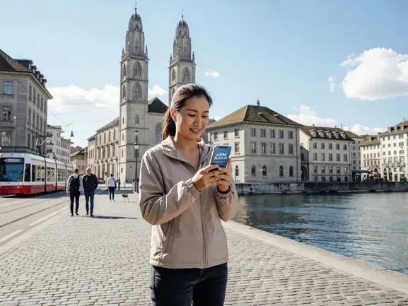 eSIM for Zurich tourist guide — stay connected with eSIMYat in Switzerland