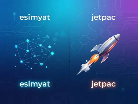 eSIMYat vs Jetpac travel eSIM comparison guide 2026