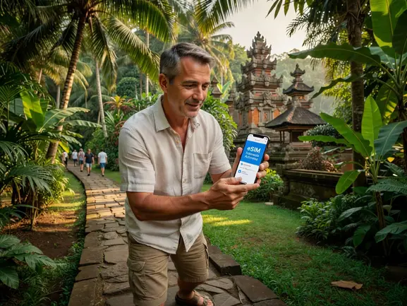 First time eSIM Indonesia setup guide - eSIMYat beginner's tutorial