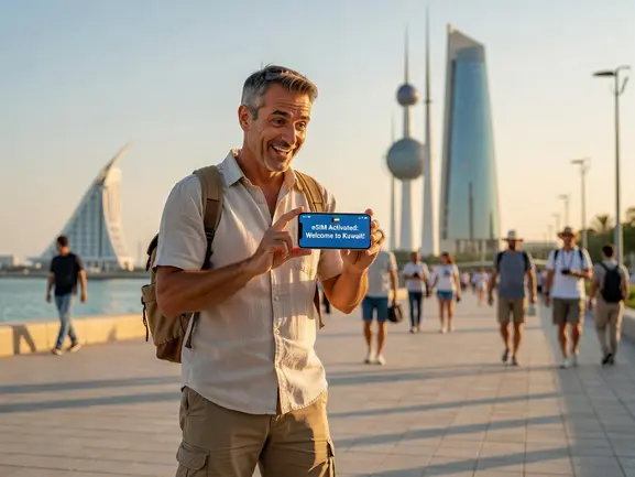 First time eSIM Kuwait setup guide — eSIMYat beginner instructions