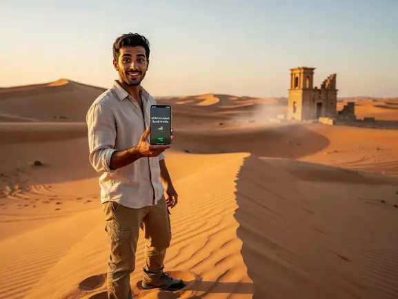 First time eSIM setup guide for Saudi Arabia travel - eSIMYat beginner steps