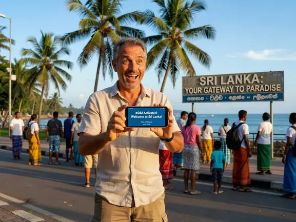 First time using eSIM in Sri Lanka - beginner activation guide by eSIMYat