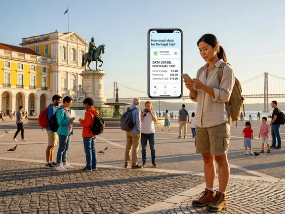 How much data for a Portugal trip - eSIMYat eSIM data guide for Lisbon and Porto