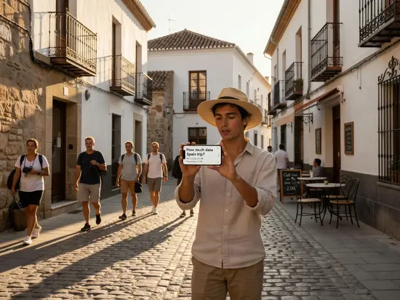 How much data for a Spain trip - eSIMYat eSIM data usage guide