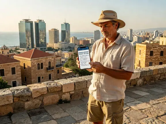 Lebanon internet tourist tips 2026 - eSIMYat travel eSIM guide for Beirut