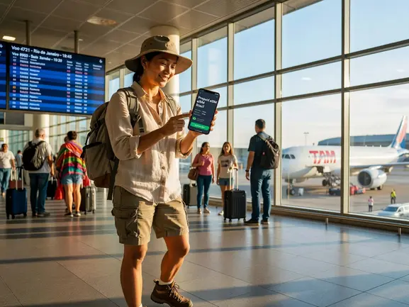 Prepaid eSIM for Brazil - eSIMYat travel data plans for Rio and São Paulo