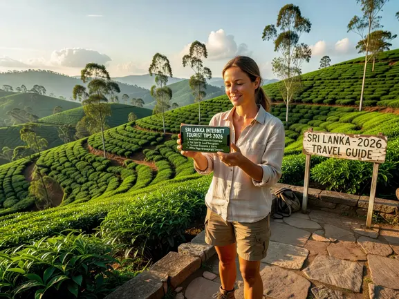 Sri Lanka internet tourist tips 2026 - eSIMYat travel eSIM coverage guide