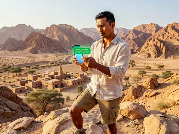 WhatsApp eSIM Oman setup guide — eSIMYat travel eSIM QR activation