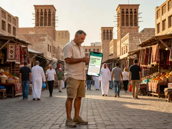 WhatsApp eSIM Qatar setup guide - stay connected with eSIMYat in Doha