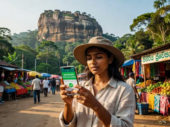 WhatsApp eSIM Sri Lanka setup guide - eSIMYat travel eSIM plan activation