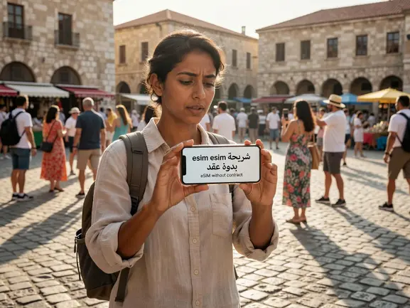 شريحة eSIM بدون عقد للسفر - دليل eSIMYat للمسافر العربي