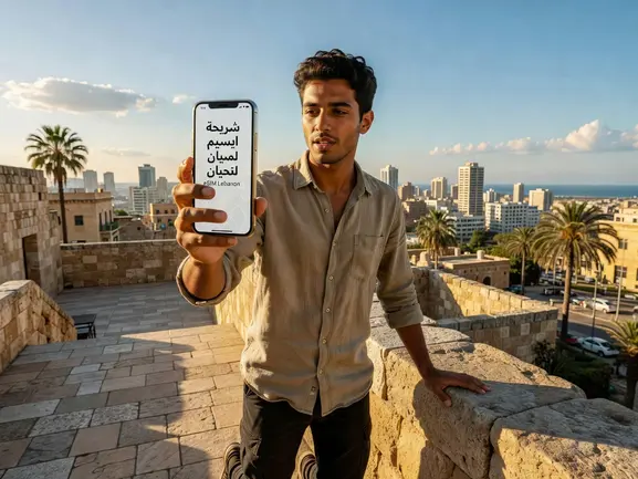 شريحة eSIM لبنان من eSIMYat - تفعيل فوري بدون رسوم تجوال