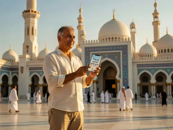 شريحة eSIM للحج والعمرة - دليل eSIMYat للاتصال في مكة والمدينة